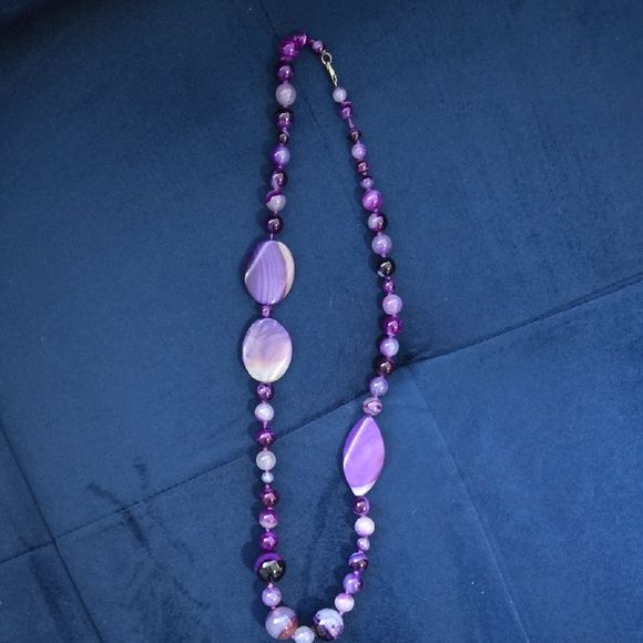 Jewelry - Purple Beaded Necklace